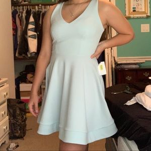 Dillard’s sky blue dress